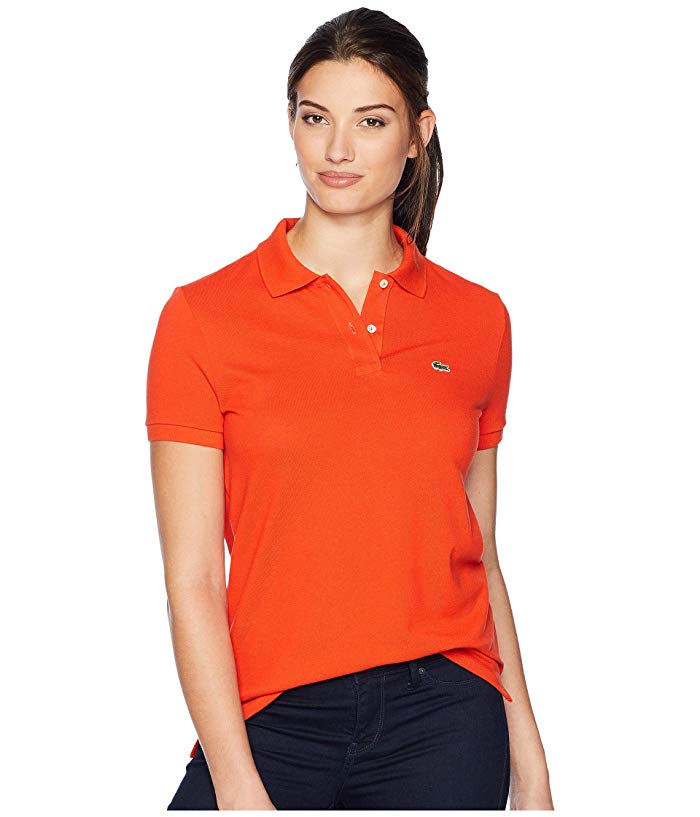 orange polo shirt women