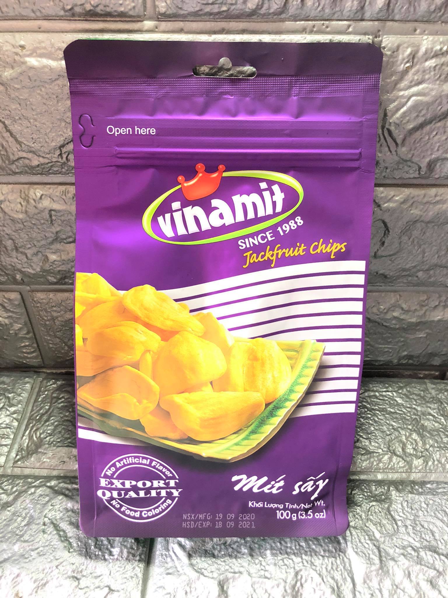 Vinamit Jackfruit Dried Chips 100g210g Mít Sấy Vietnam Lazada PH