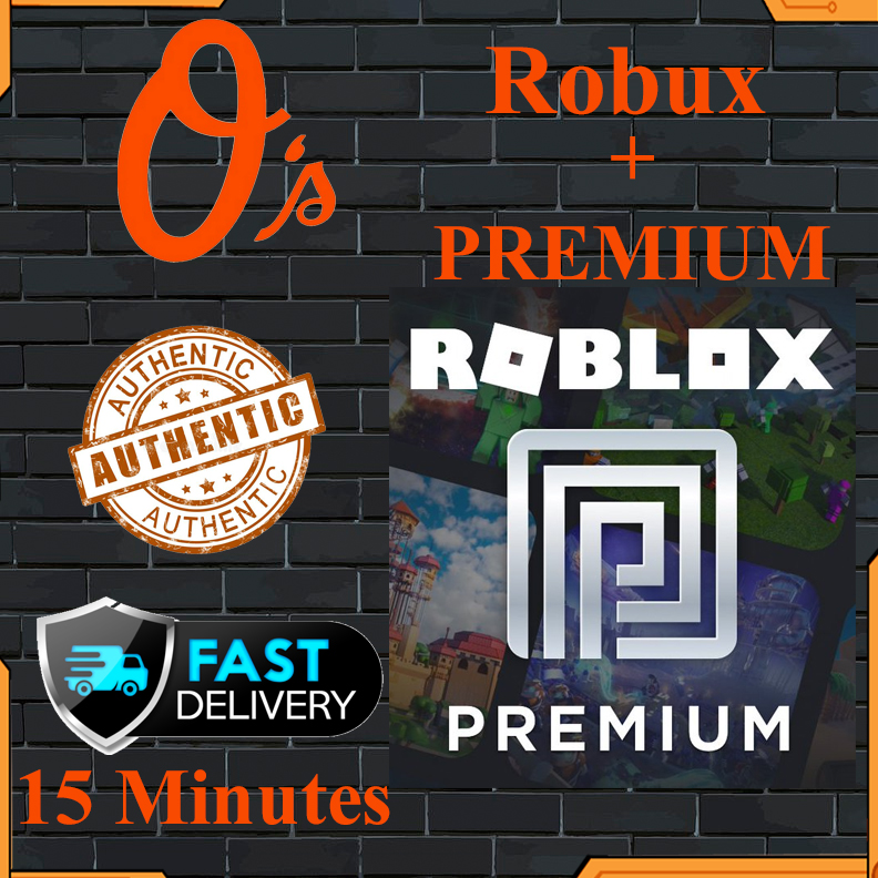 Roblox Card Robux Gift Card + Premium - 450, 1000, 2200, 2640 Robox - O's  Game Tech Store