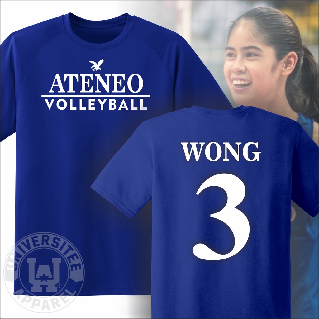 ATENEO Deanna Wong Hearstrong Volleyball Sports Shirt UAAP Wong ...