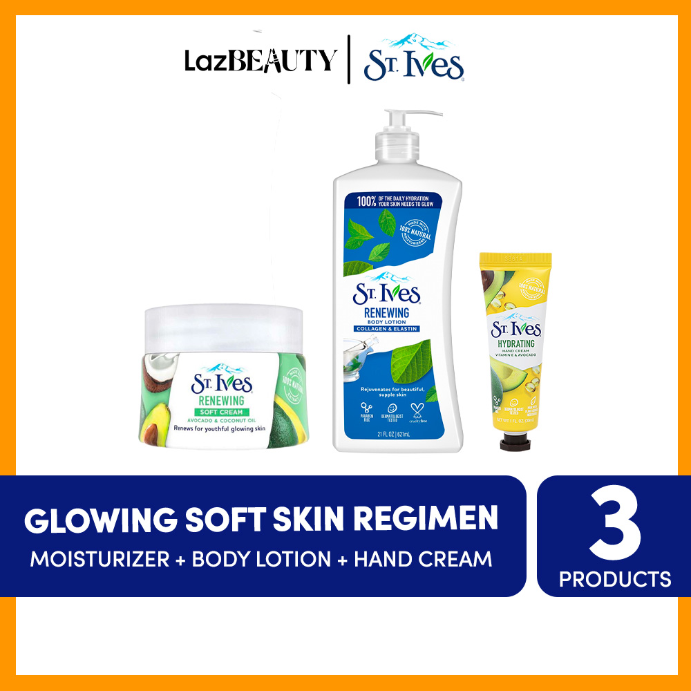 [BUY 3] St.Ives Body Lotion Skin Collagen 21oz, FREE St.Ives Renewing