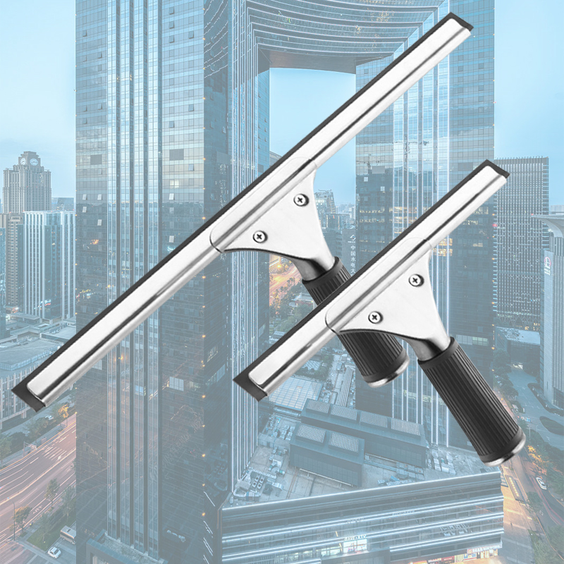 Window Squeegee Smudge Free Streak Free Stainless Handle With Rubber