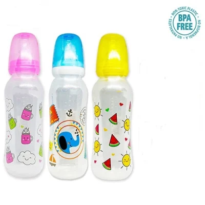 HNTOB standard BPA FREE 250ml Baby Bottle Infant Newborn Learn Feeding Drinking milk Bottle and nipple standard