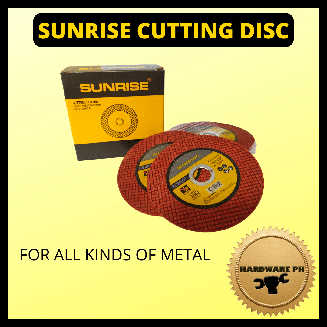 HARDWARE PH SUNRISE Cutting Disc 4 Inch Box of 25 For Metal and