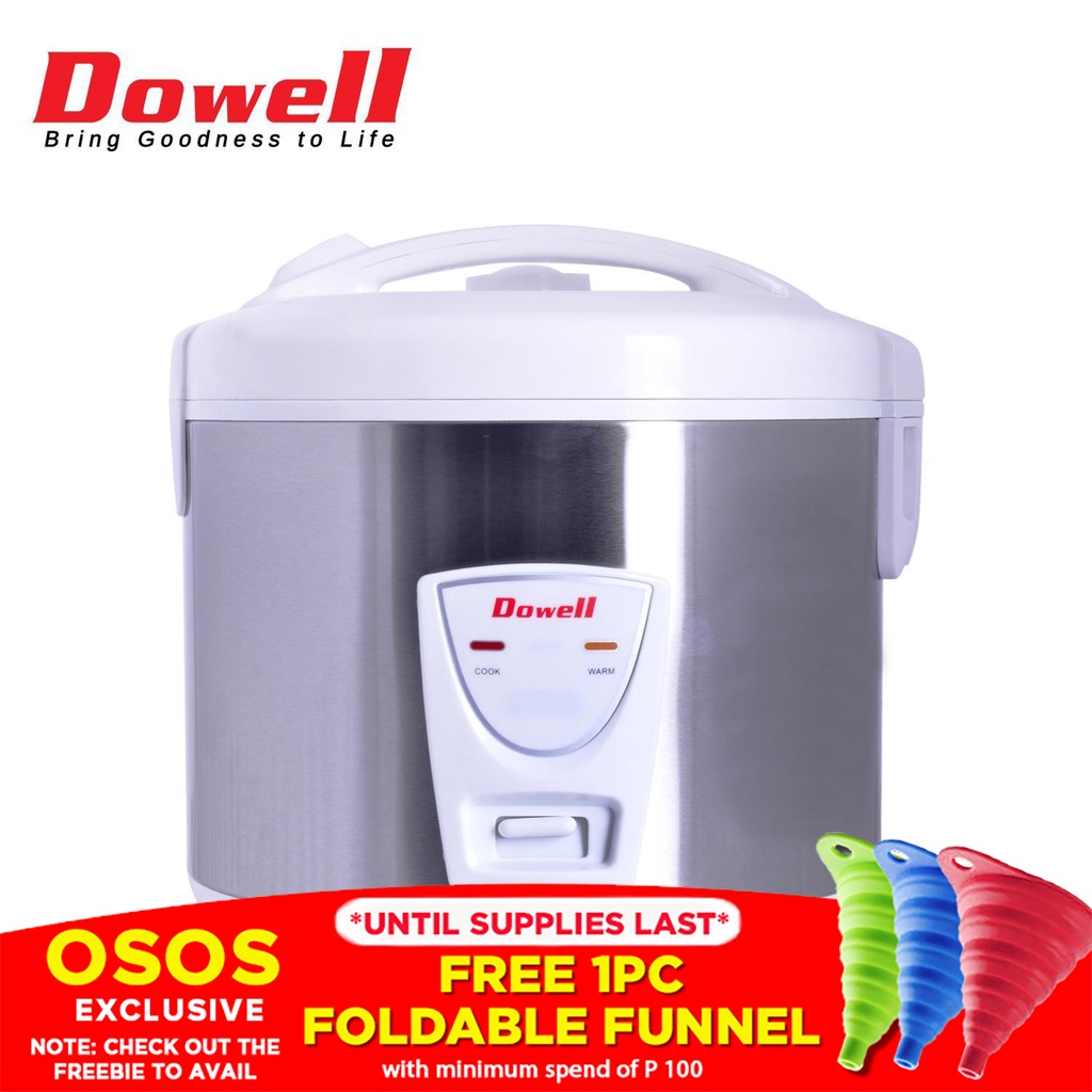 Dowell Original 1.8 Liter Jar Type Rice Cooker with Stainless Steel ...