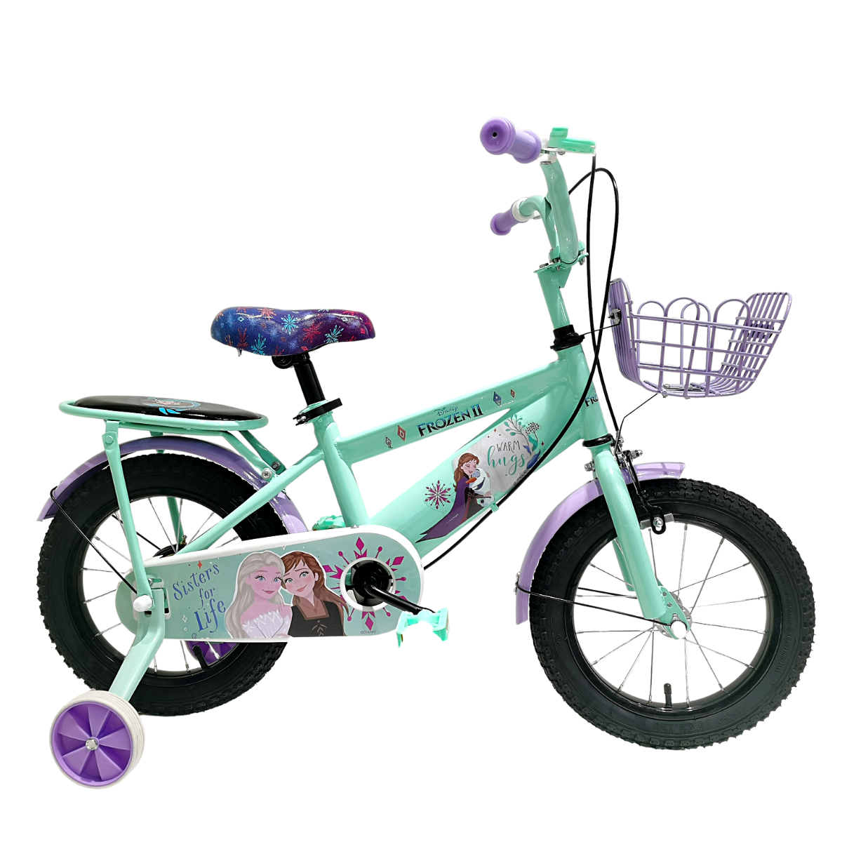 Frozen 2 bike with best sale training wheels