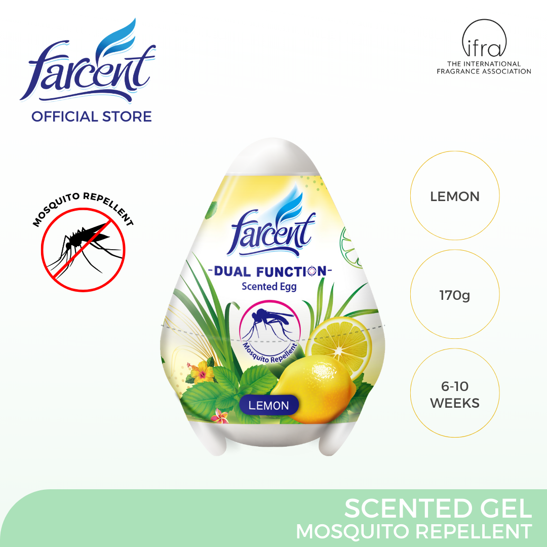 Farcent Scented Egg + Mosquito Repellent Lemon 170g Lazada PH