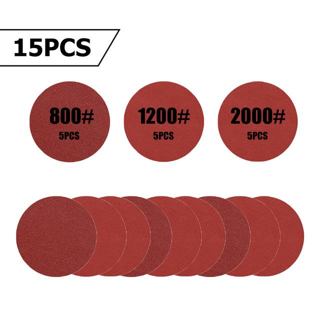 3/4 Inch Sanding Discs Pad Abrasive Polish Wheel Wood Sanding Paper Set