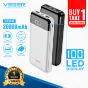 VEGER VP2016 Powerbank 20000mAh - Buy 1 Get 1 Free