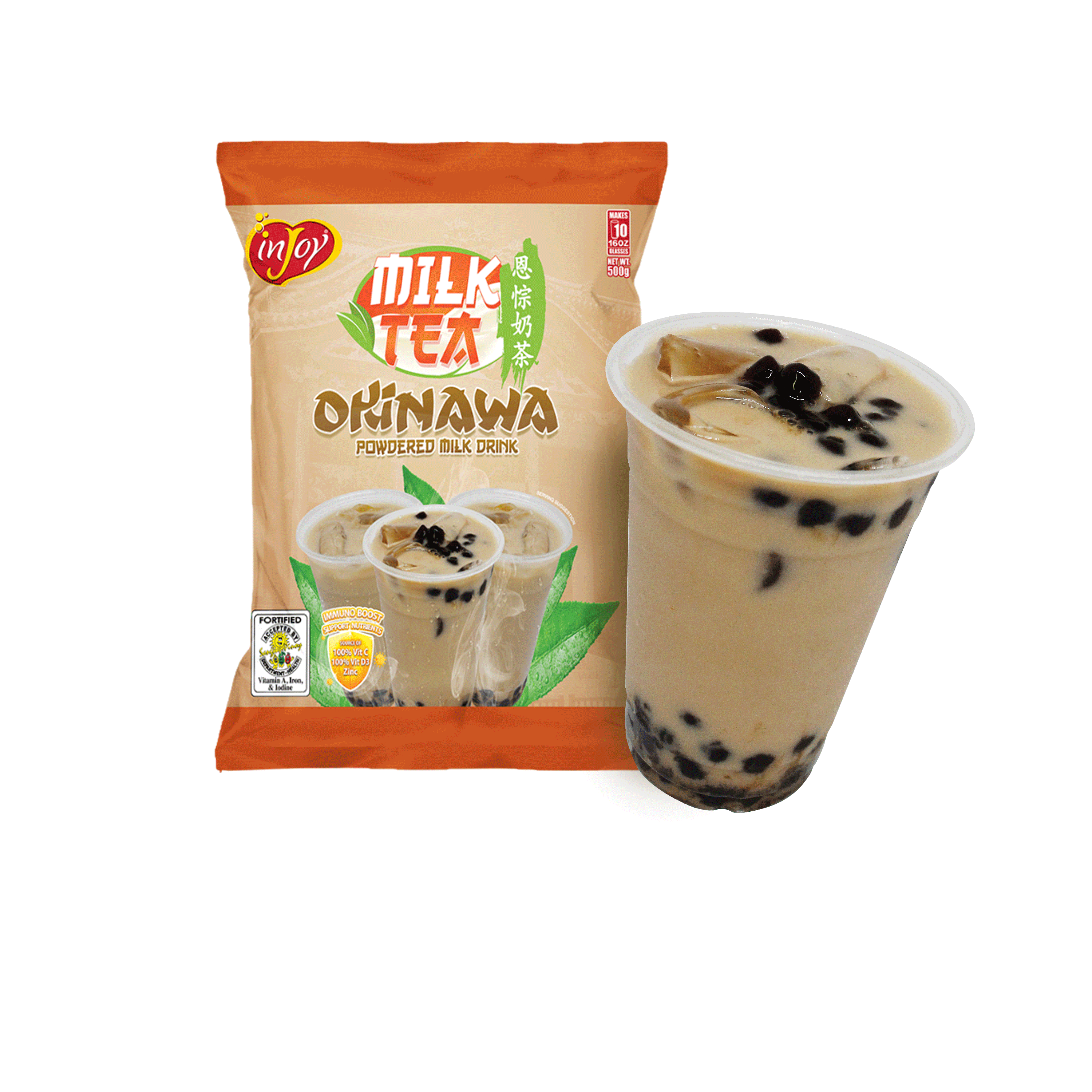 InJoy Okinawa Milk Tea 500g Instant Powdered Milk Tea Drink Lazada PH   9d6eb96929a6100961ebe34b9d4ed9d7 