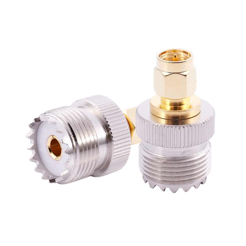 2x Connettori A Barilotto SO239 UHF Femmina-femmina – Adattatori Coassiali PL259 Per RF - Foto 2