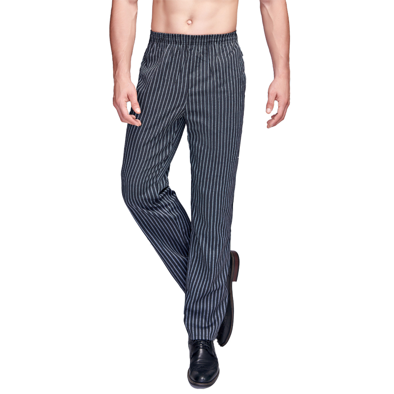 Men’s and Women's Baggy Printed Chef Pants Kitchen Uniforms with Elastic Waist Floral Restaurant Work Pants 