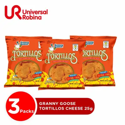 Granny Goose Tortillos Cheese 25G - Pack Of 3