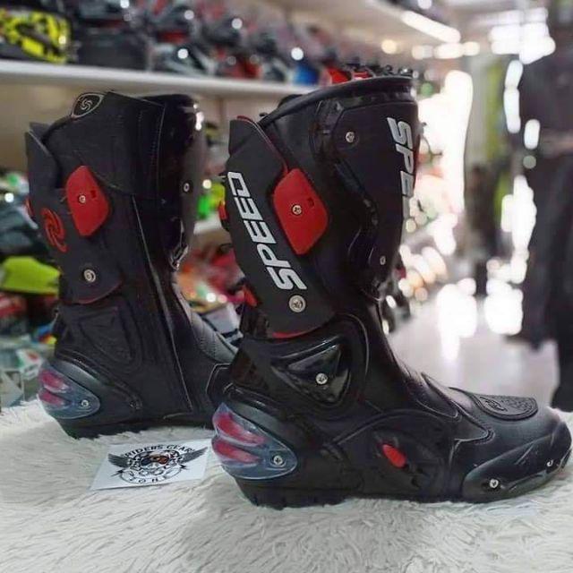 Explosive models Speed motorcycle boots hicut Lazada PH