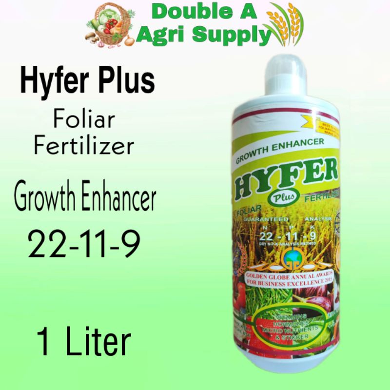 Hyfer Plus Liquid / Foliar Fertilizer With Sticker 1 Liter | Lazada PH