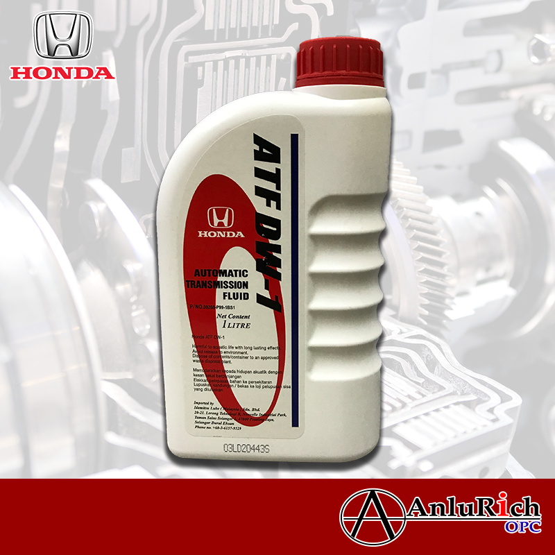 HONDA AUTOMATIC TRANSMISSION FLUID ATF DW1 1L PART NO 08268P991BS1