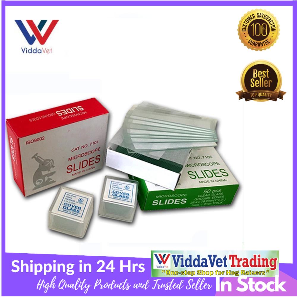 Microscope Glass Slides Plain or Frosted Glass Cover Lazada PH