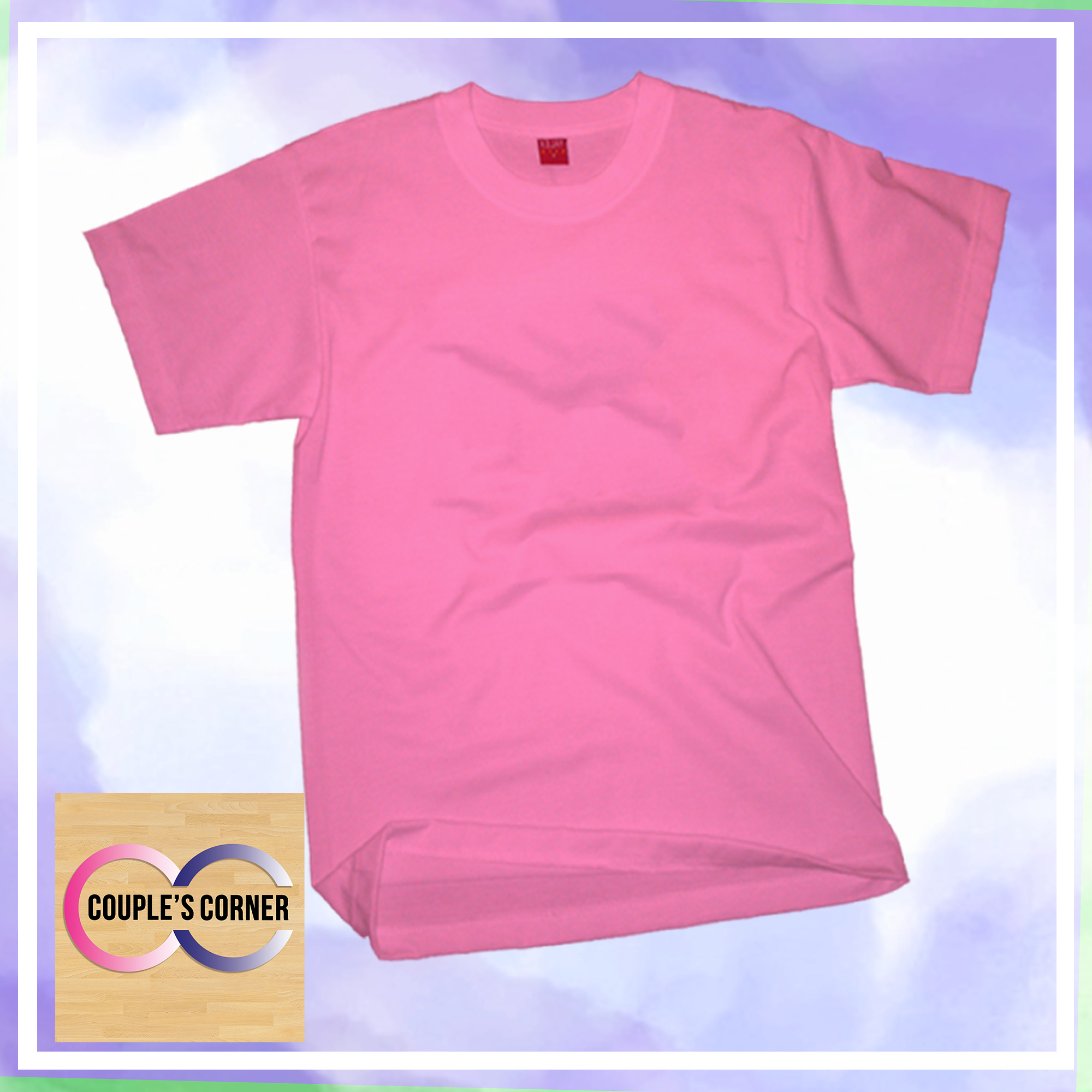 Yalex Plain LIGHT PINK Shirt XS-2XL RED 