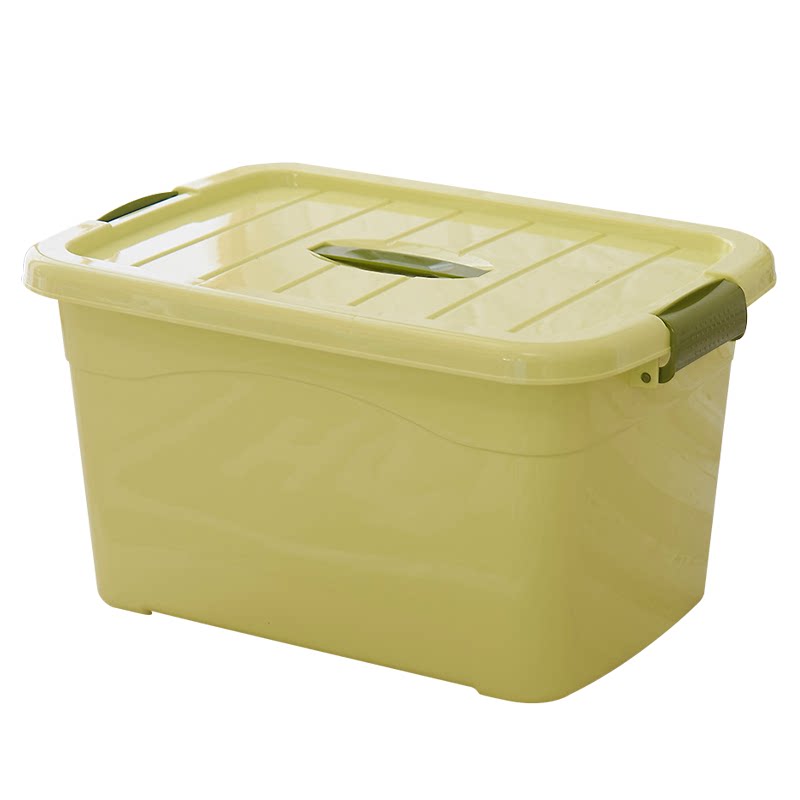 Plastic Storage Box Small Size Portable Organizing Large Covered