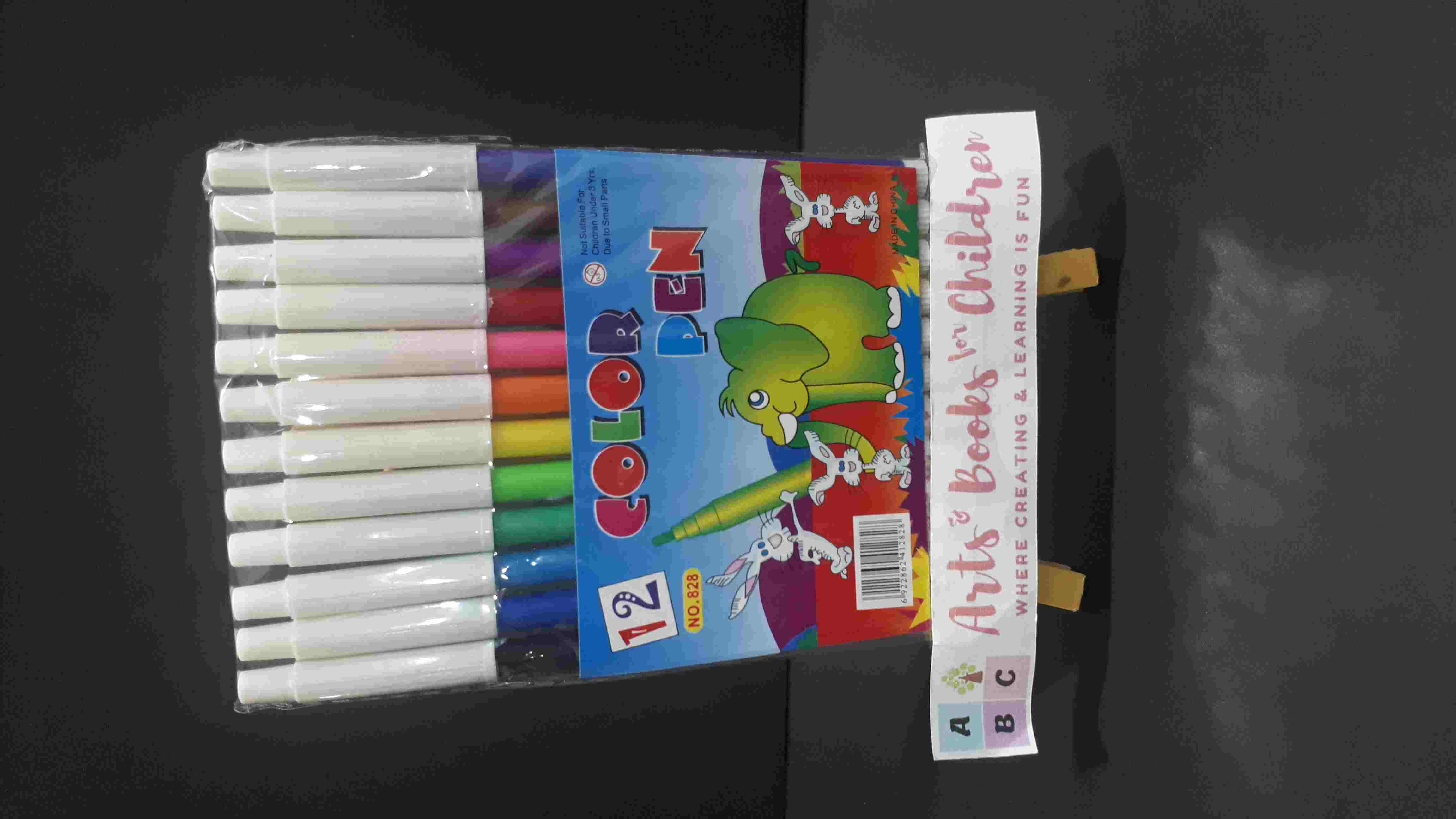 12 Colored Pen Markers kids arts drawing