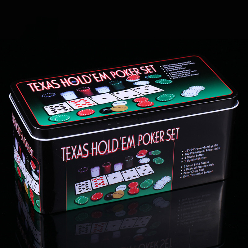Texas Holdem Poker Set with 200 Poker Chips Lazada PH