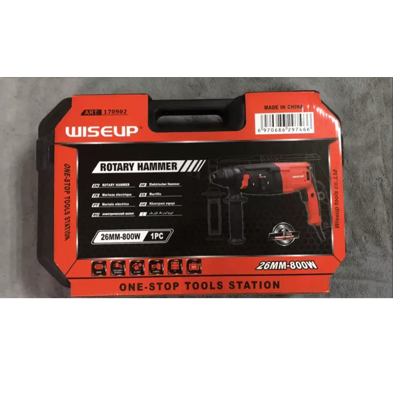 WISEUP Original 800W Concrete Heavy Duty Chipping Gun with Rotary