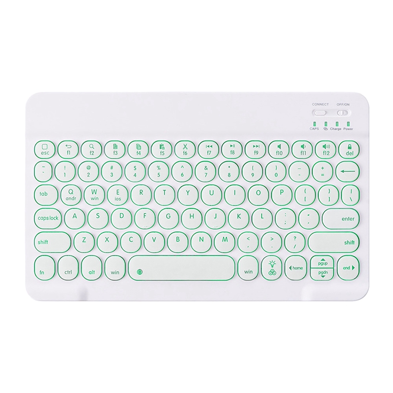 Led Keyboard, 10 Inch Wireless Light and Thin Body Portable Backlit Keyboard for Apple or Huawei Tablet