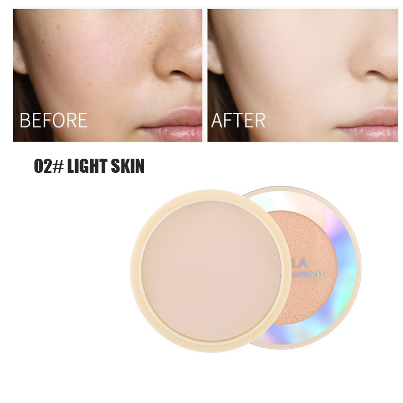 Whitening Pressed Powder Waterproof Powder Commute Oil Control Pressed
