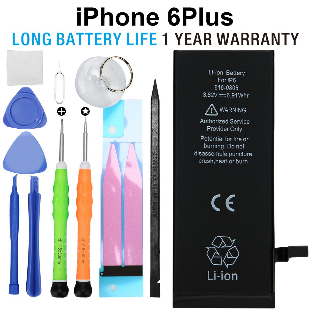 Mango® for iPhone 6 Plus Battery Replacement with Colored Tool Kit