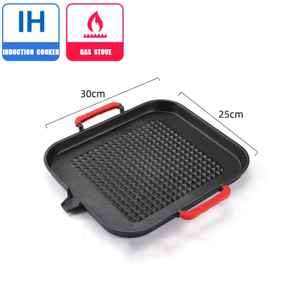 AMERE [Grill Pan For Induction & Gas stove] Korean Grill Stove Top Pan