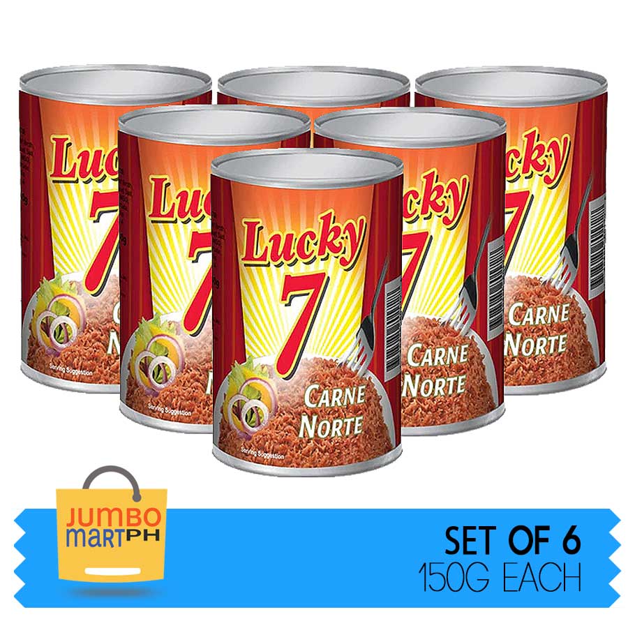 LUCKY 7 CARNE NORTE 150G / SET OF 6 Lazada PH