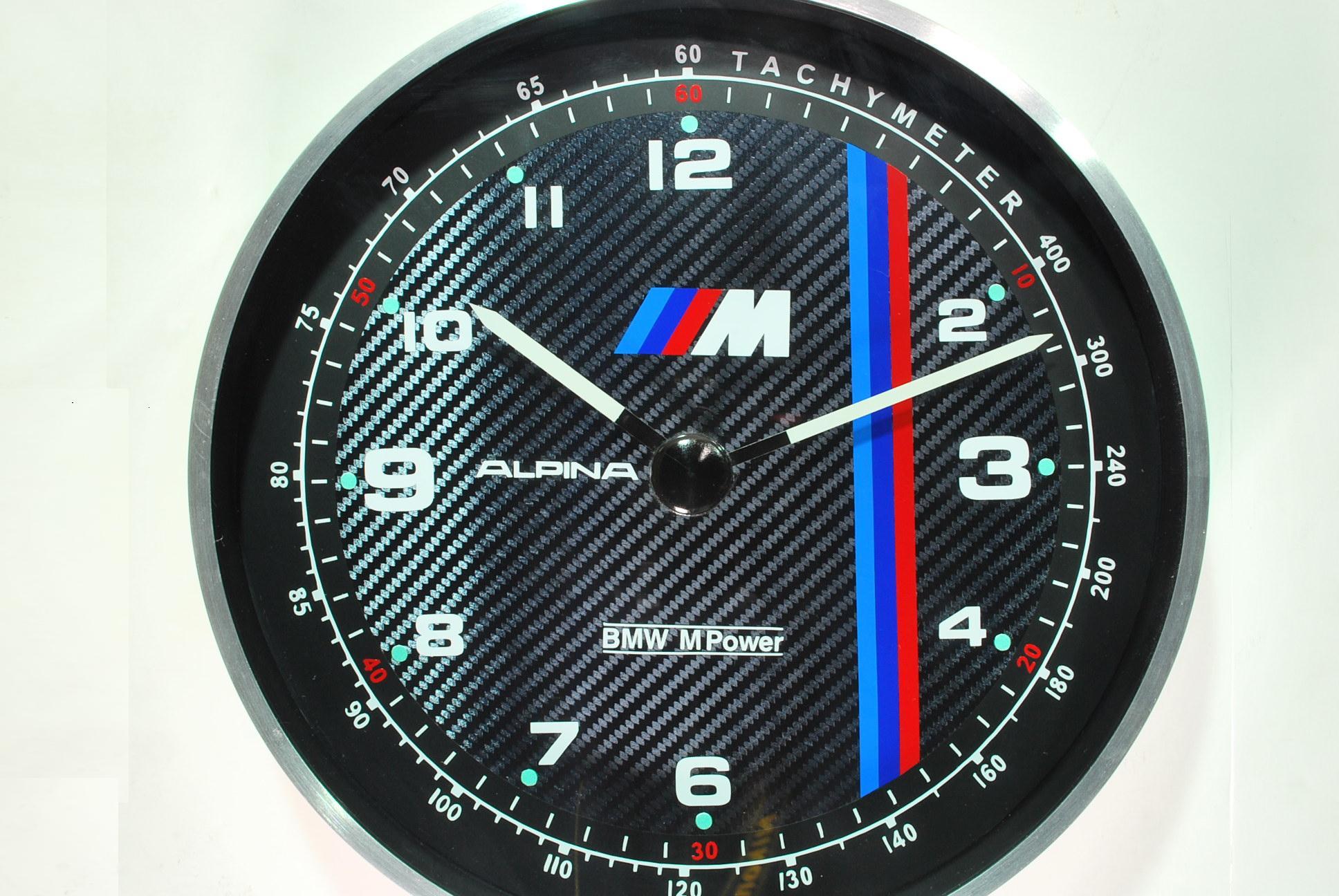 BMW M Black Frame Wall Clock E204 
