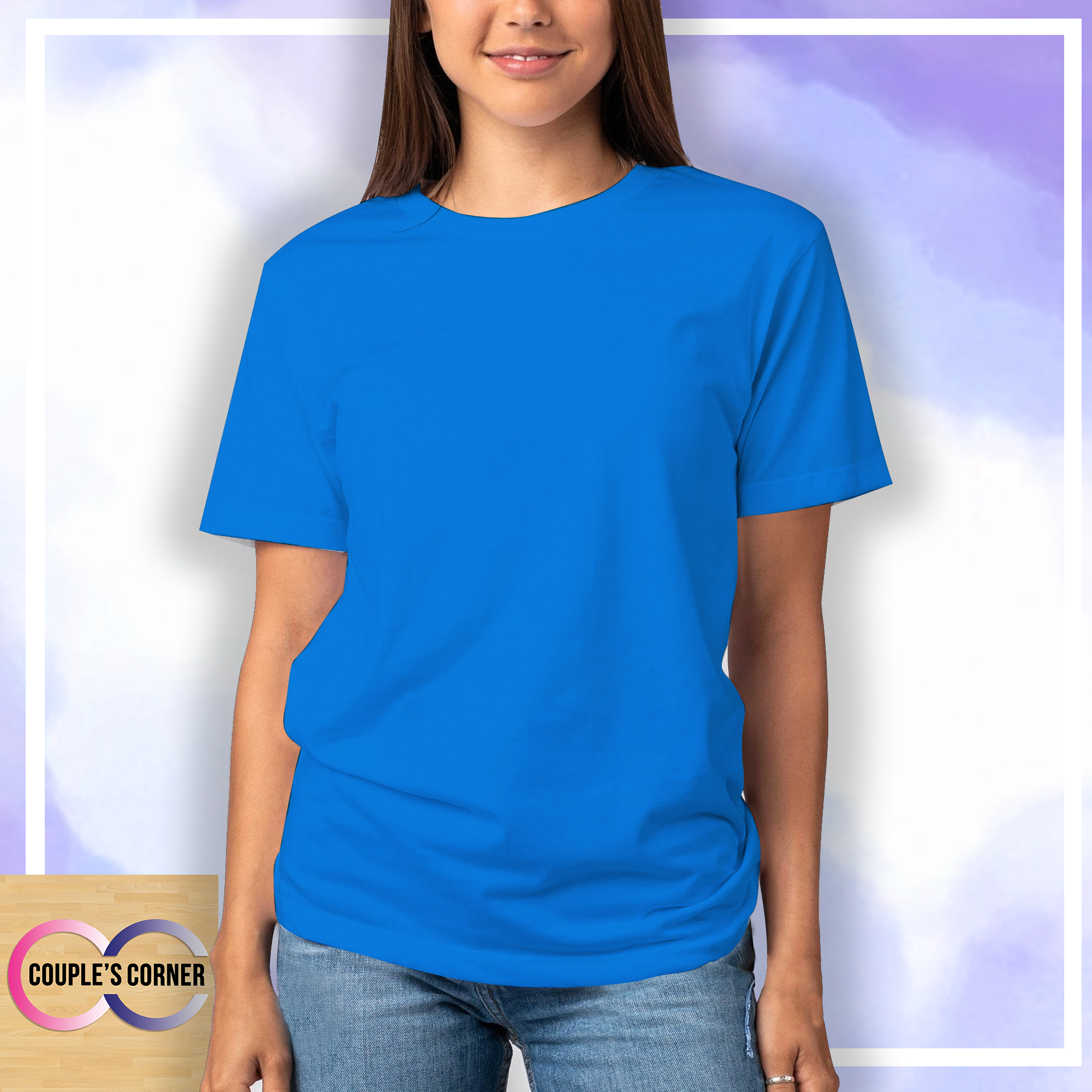 High Quality Plain T shirt for Women Aqua Blue color Unisex shirts ...