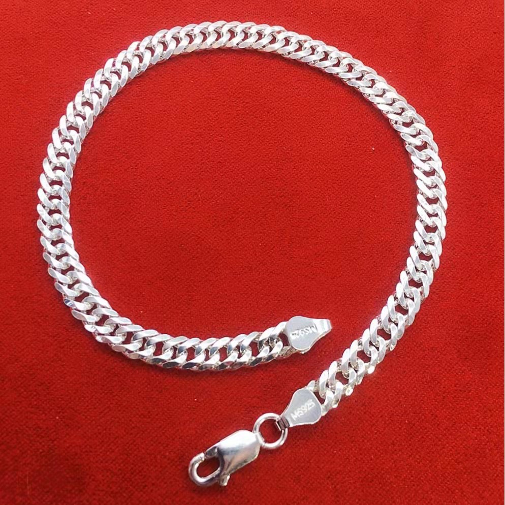 Vintage Bracelet MARKED OTC ITALY 925 STERLING SILVER Chain Figaro 85   eBay