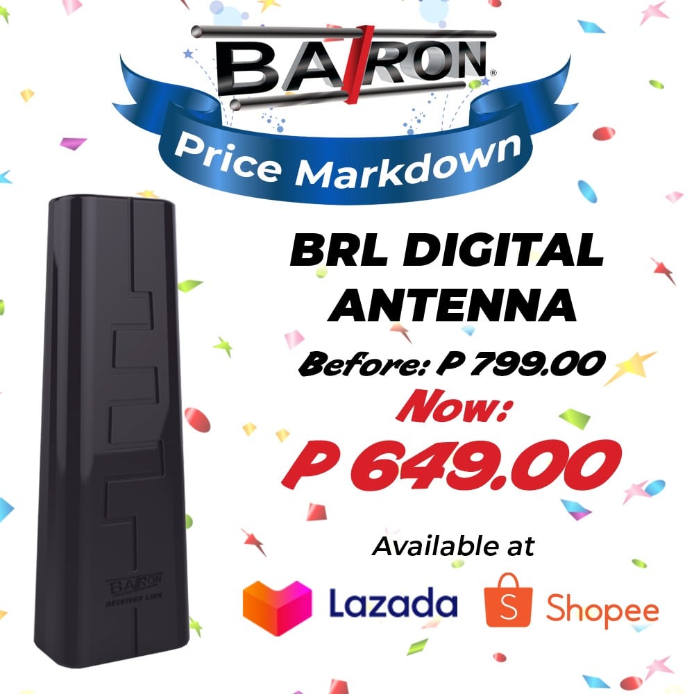 BARON RECEIVER LINK (BRL) DIGITAL ANTENNA Lazada PH