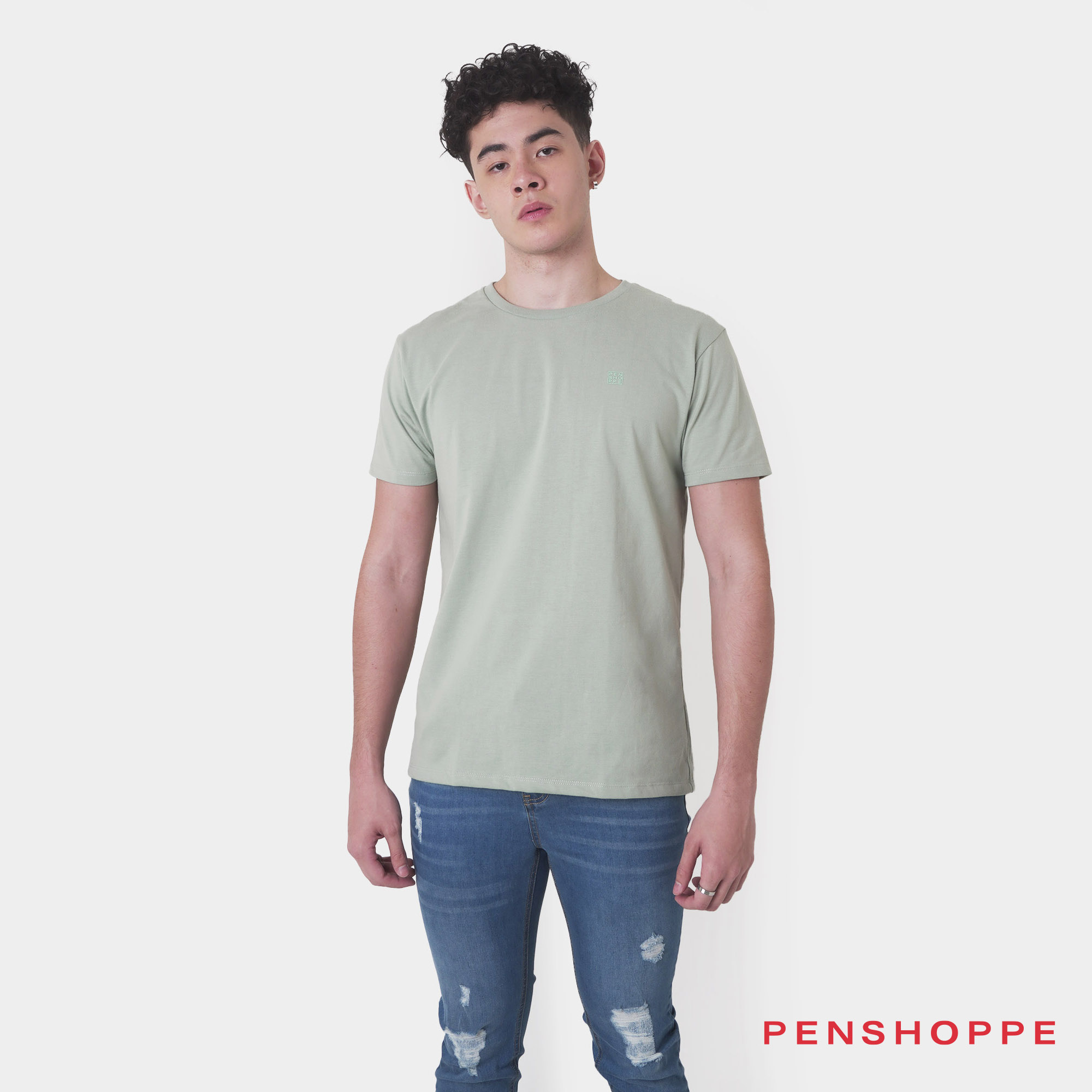 penshoppe semi fit tee size chart