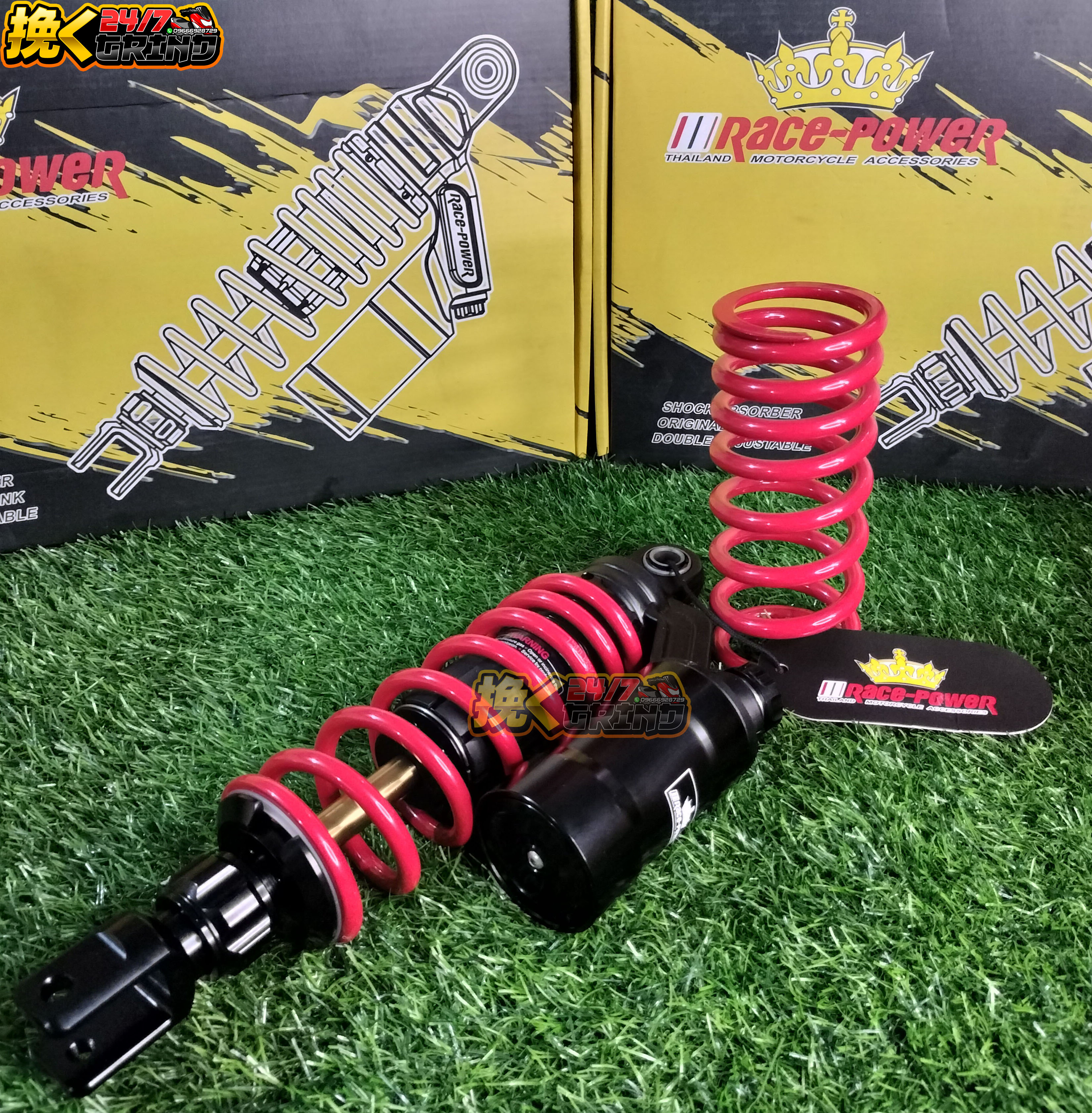 Racepower Shock Absorber Adjustable 300mm Mio / Fino / Beat/ Click ...