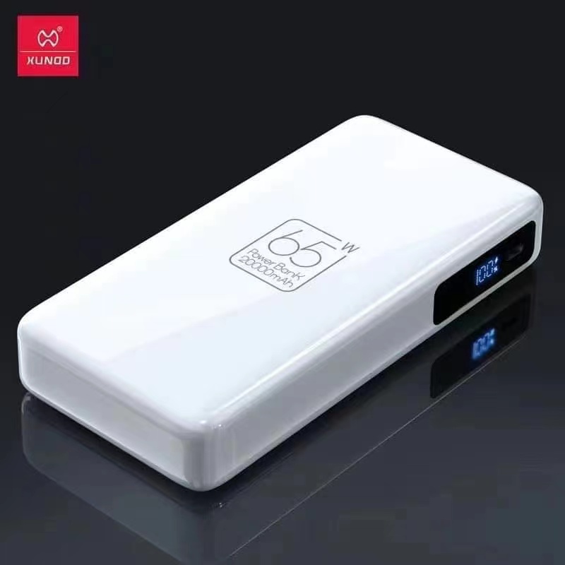 XUNDD POWER BANK 65W PD Quick Charge 20000mAh high capacity For phone