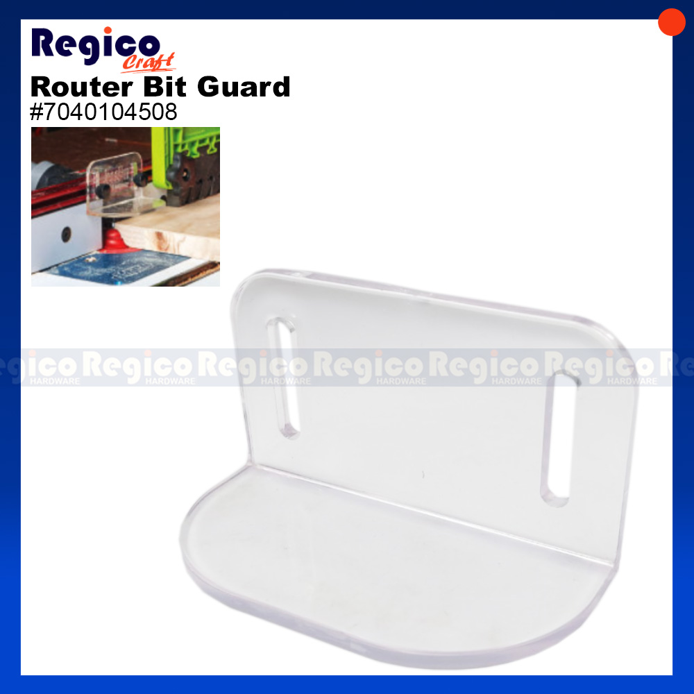 Regicocraft Universal Router Bit Guard For Bench Top Router Table Top