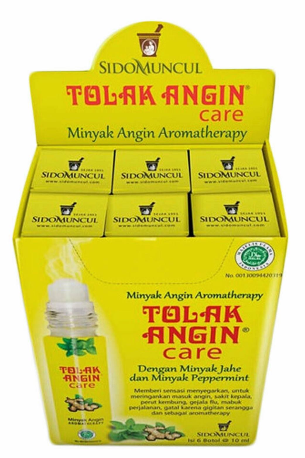 Tolak Angin Care Essential oil Roll on 10ml 6 bottles aroma