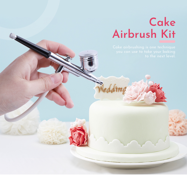 Mini AirBrush Air Spray Kit Set + FREEBIE 50pcs Air Fryer Parchment Paper  liner
