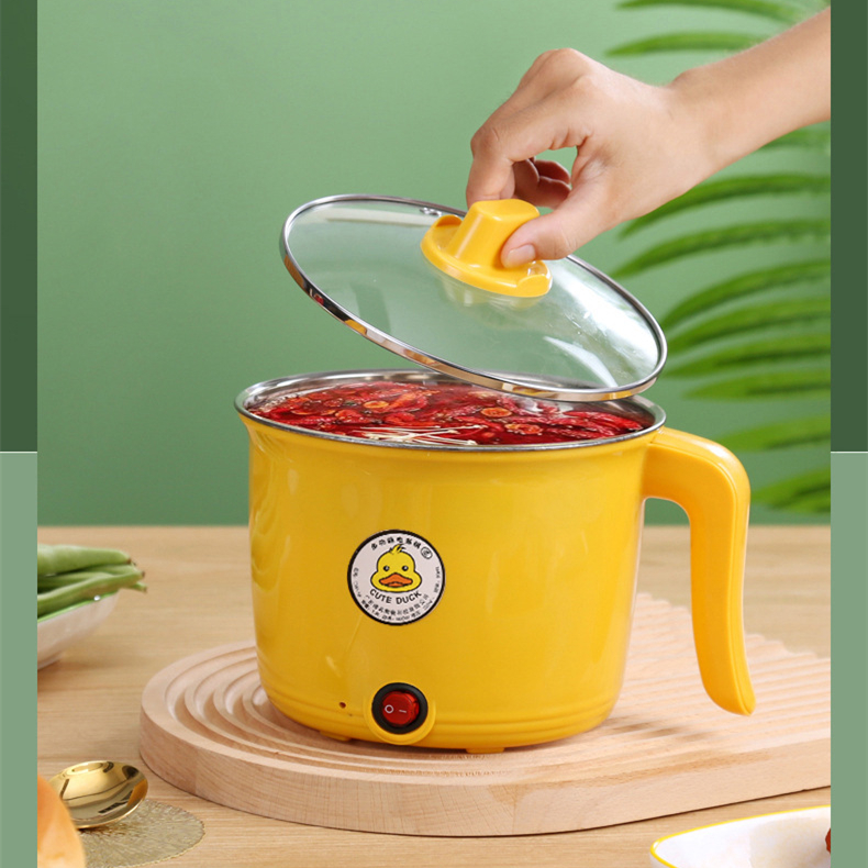 Little Yellow Duck Electric Cooker Cooking Pot Non-stick Hot Pot Rice Cooker