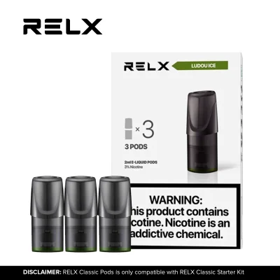 Relx 3 in 1 Relx Pods LUDUO ICE For Classic Device (Vape Juice)
