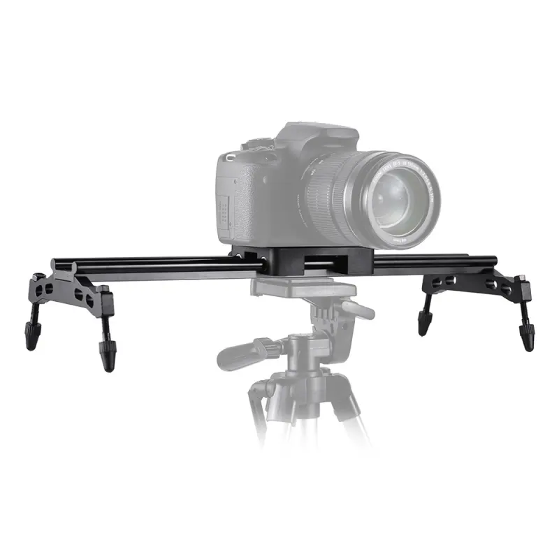 ภาพสินค้าAndoer 40 เซนติเมตร/15.7in แบบพกพาอลูมิเนียมอัลลอยด์กล้องติดตามดอลลี่เลื่อน S tabilizer ระบบรถไฟแม็กซ์โหลด 6 กิโลกรัม/1.3lb สำหรับ Ni-Kon CA-Non SO-NY DSLR กล้อง DV กล้องวิดีโอทำภาพยนตร์ จากร้าน Andoer บน Lazada ภาพที่ 3