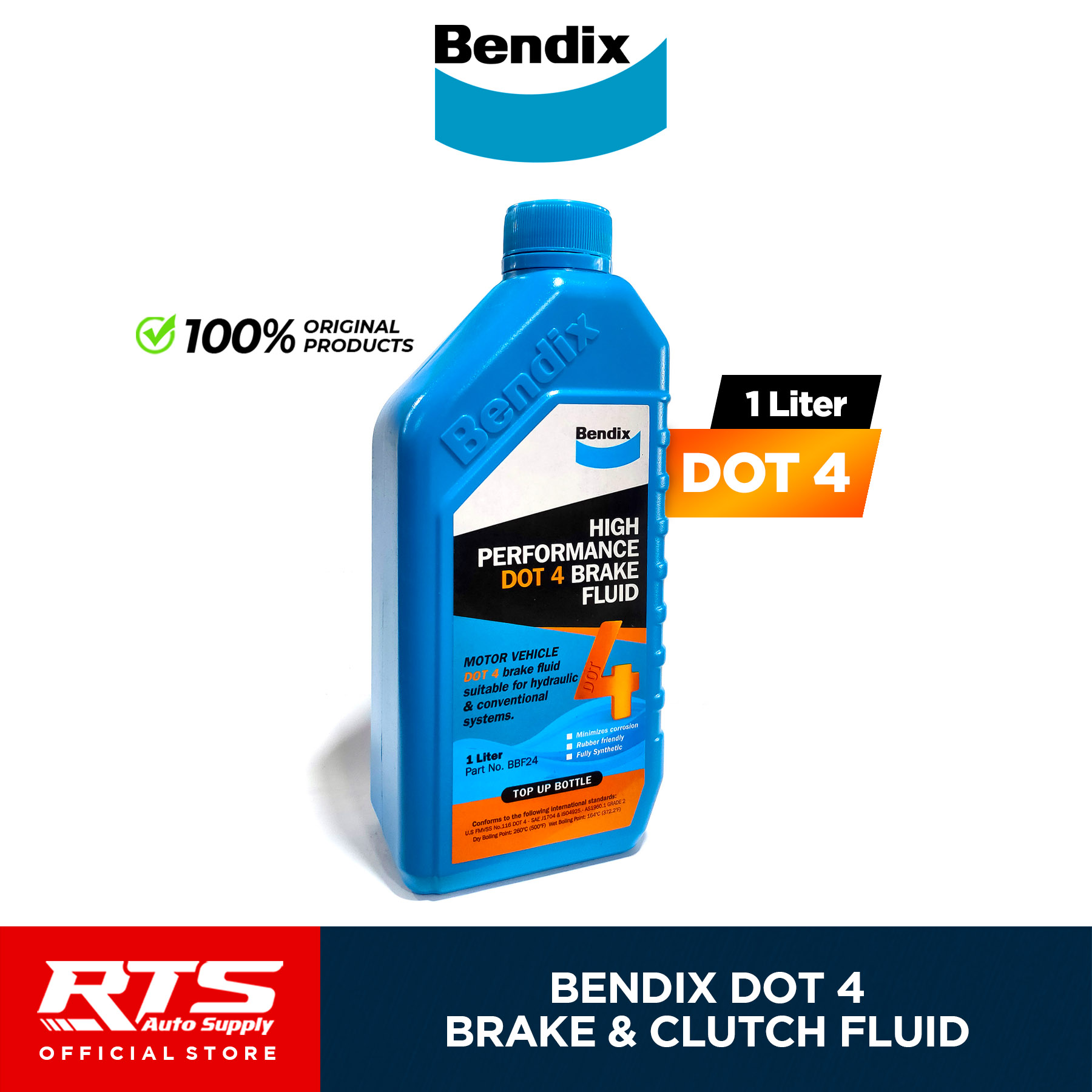 Brake fluid DOT 4, 1 litre 