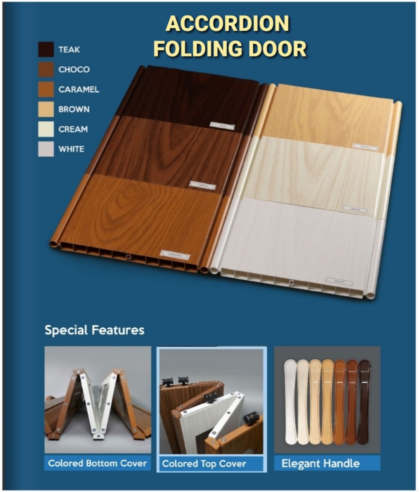 (PreOrder) PVC Accordion Folding Door Lazada PH