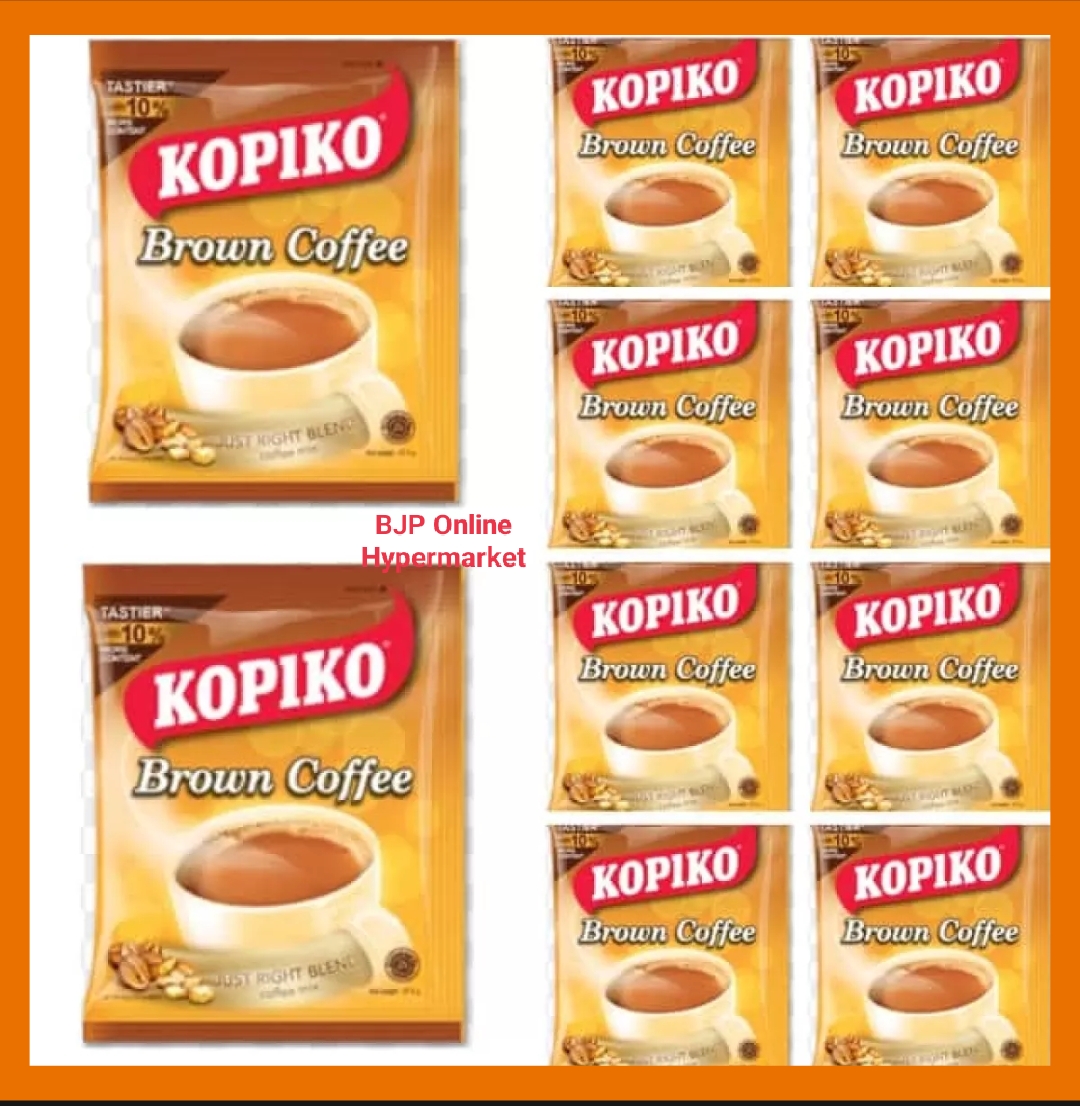 KOPIKO BROWN COFFEE SINGLE SACHET 10 PIECES X 27.5 GRAMS Lazada PH