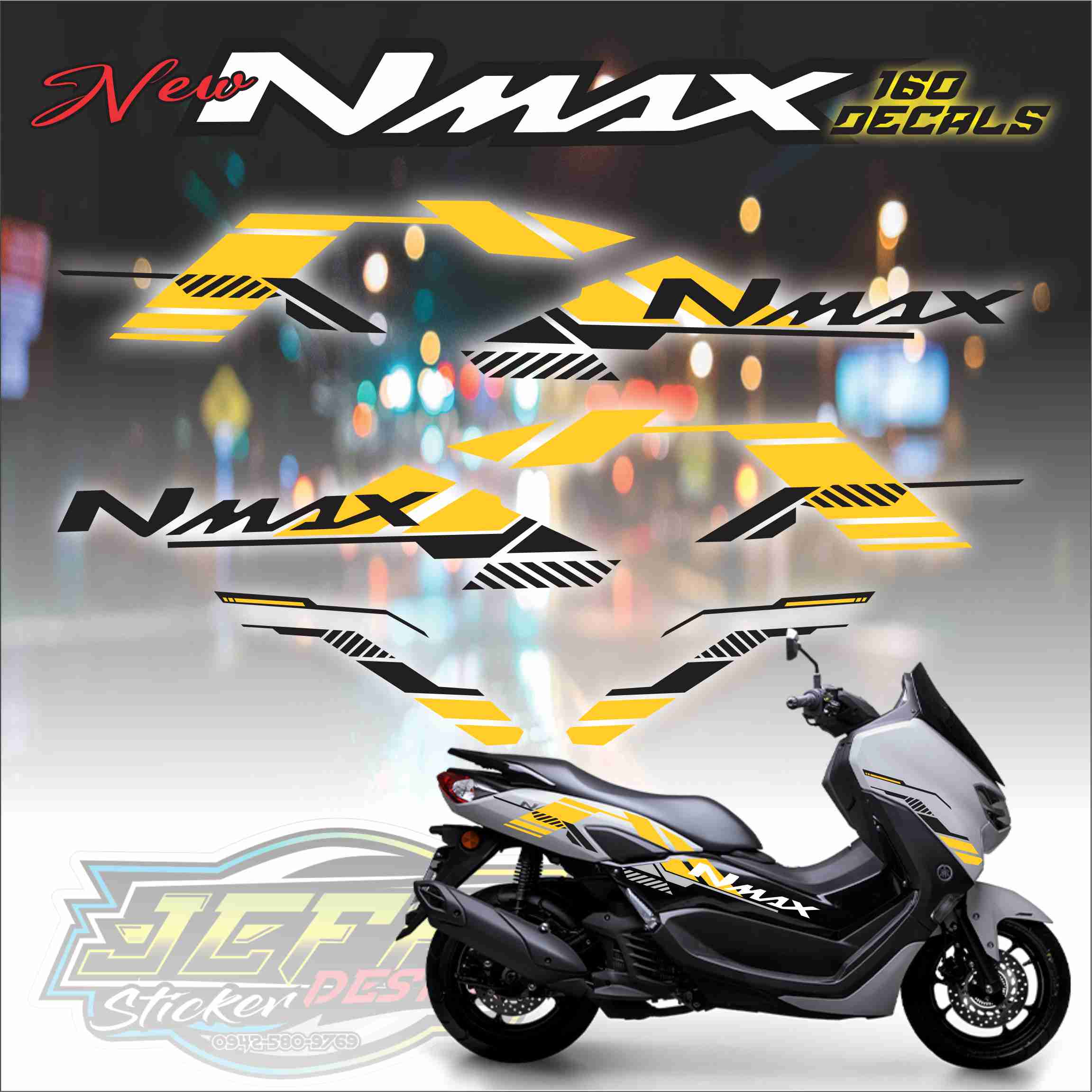 YAMAHA NMAX STICKER V2 160CC DECALS Lazada PH