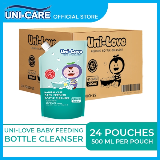 UniLove Baby Bottle Cleanser 500ml Pack of 24 (1 Case) Lazada PH
