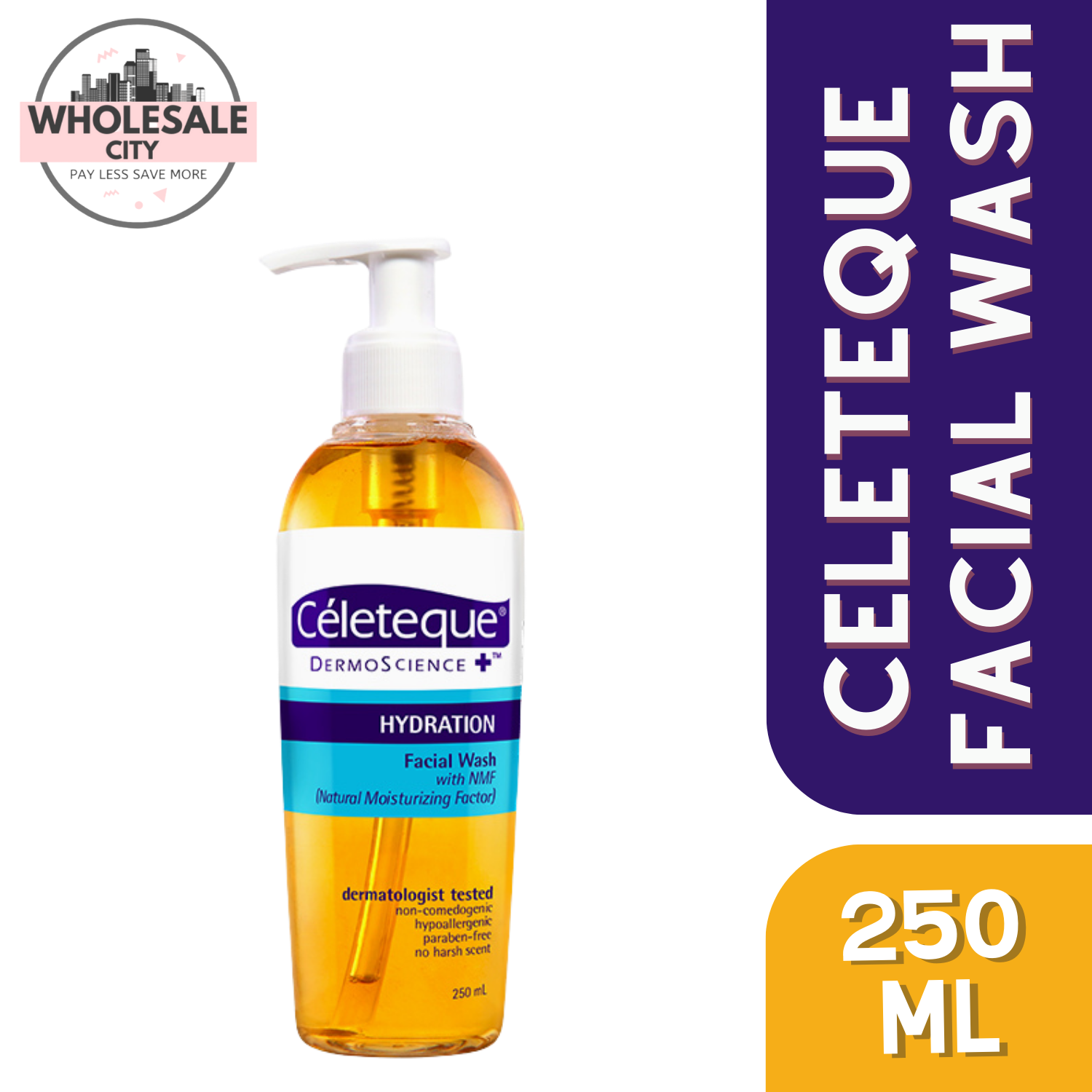 Céleteque DermoScience™ HYDRATION Facial Wash 250mL Lazada PH